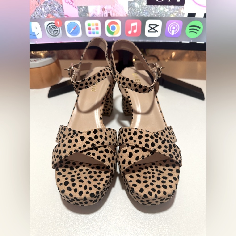 Shein Animal Print Heels